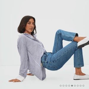 Everlane 90s Cheeky Jean in Medium Blue, Size 29 Regular